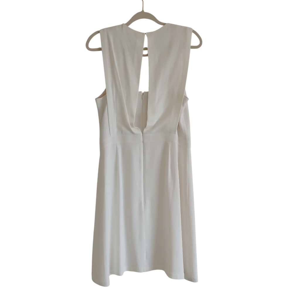 NEW Theory Rimlan Dress Women's 10 Spiaggia Fabric Lined A-Line Knee Length - Picture 8 of 14
